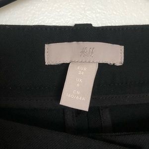 Black formal H&M trousers